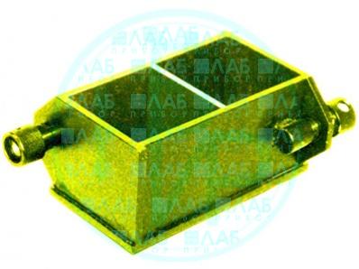 Форма кубическая 100х100х100 мм двугнездная оцинкованная (2ФК100): купить в Москве в компании Лабприбор